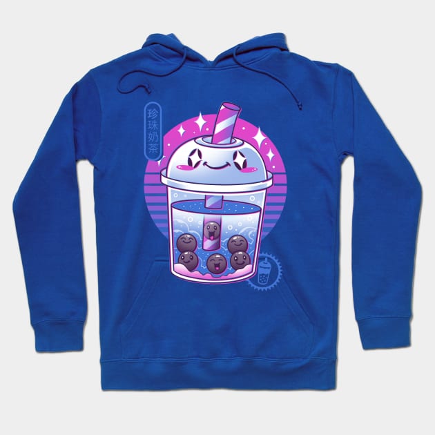 Boba Wave Tea Hoodie by Vincent Trinidad Art